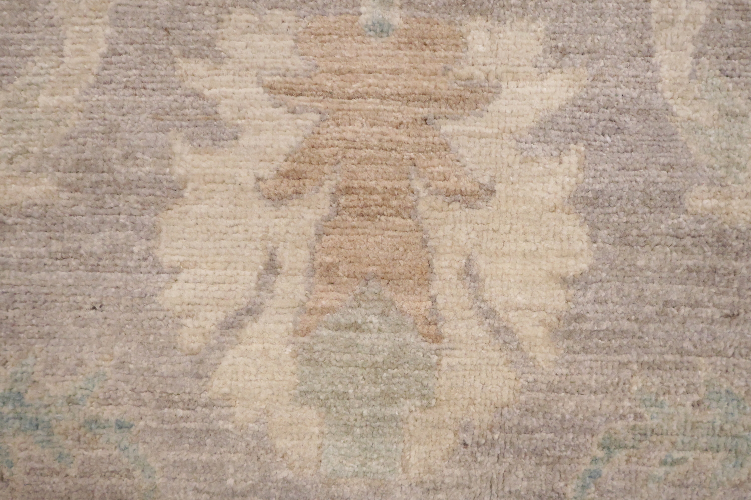 Muted Vegetable Dye Wool Oushak Turkish Area Rug 8x10