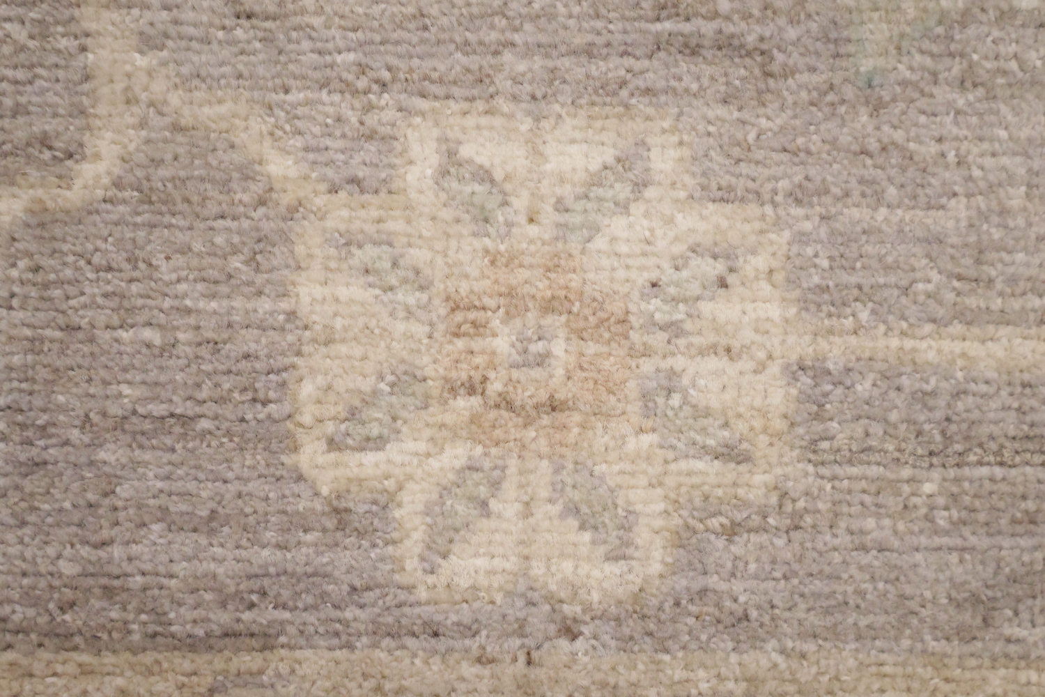 Muted Vegetable Dye Wool Oushak Turkish Area Rug 8x10