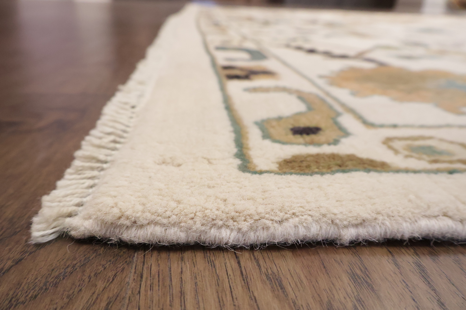 All Ove Wool Oushak Turkish Area Rug 9x12