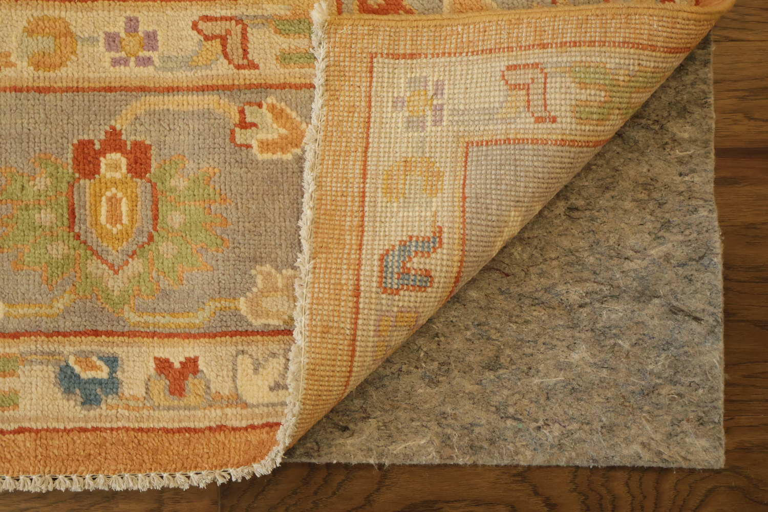 Rare Vegetable Dye Wool Oushak Turkish Area Rug 8x10