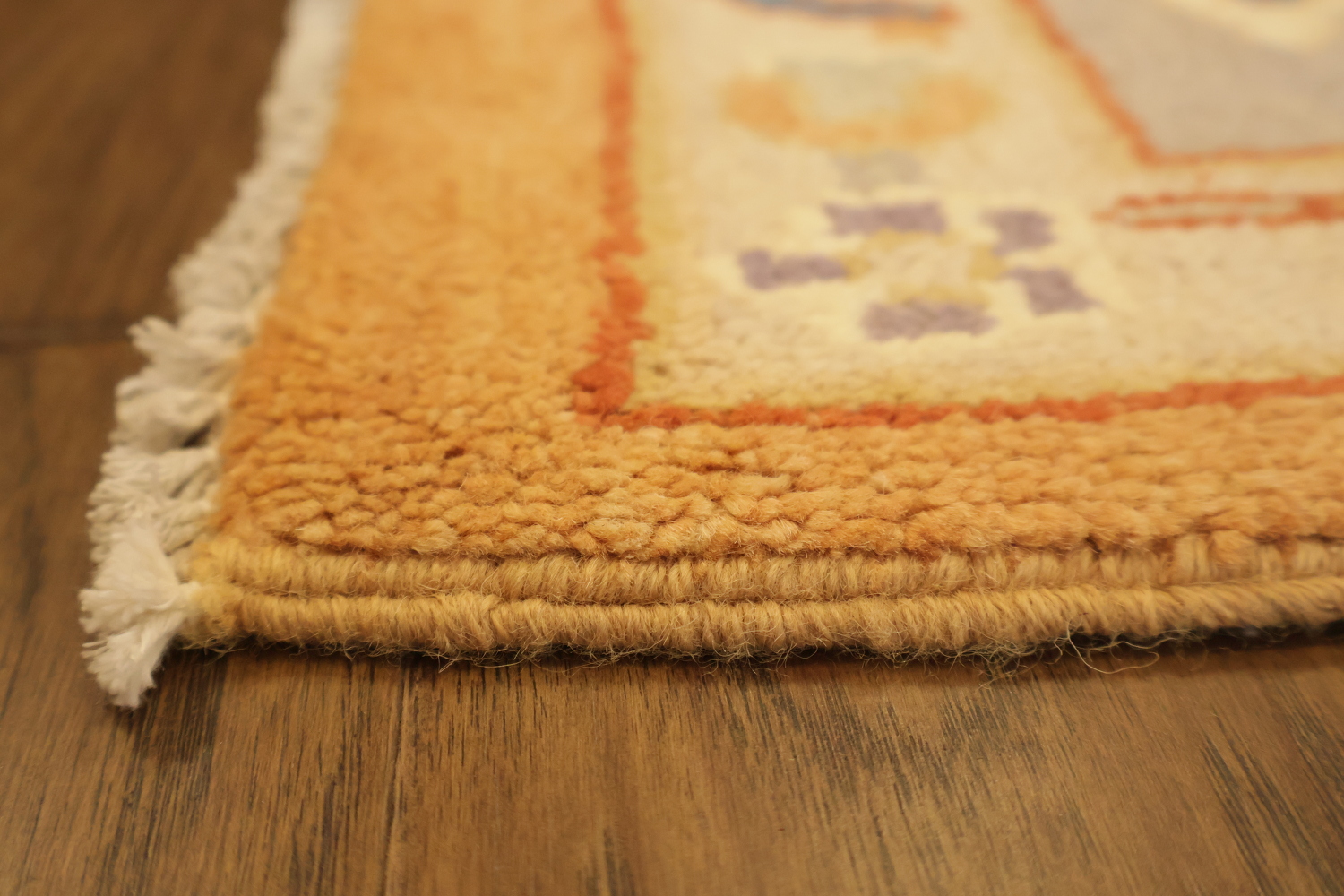 Rare Vegetable Dye Wool Oushak Turkish Area Rug 8x10