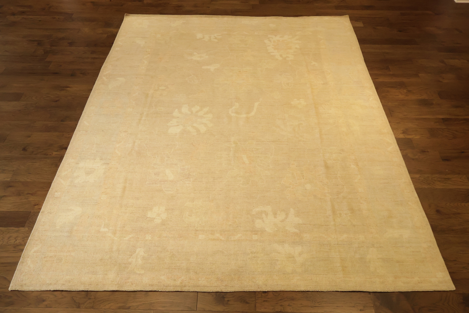 Must SEE! Vegetables Dye Muted Wool Oushak Turkish Large Rug 10x14