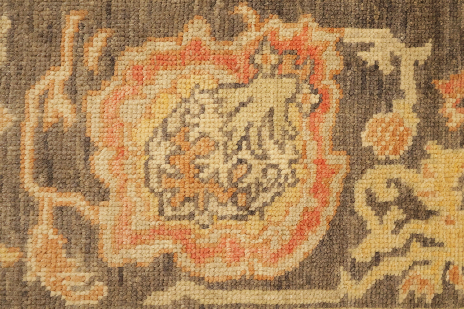 Outstanding Peach Color Oushak Turkish Wool Area Rug 9x10