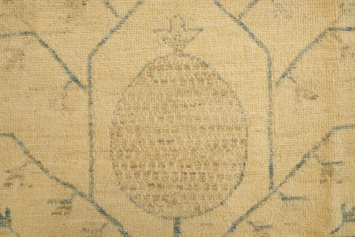 Top Quality Muted Geometric Khotan Turkish Area Wool Rug 10x13