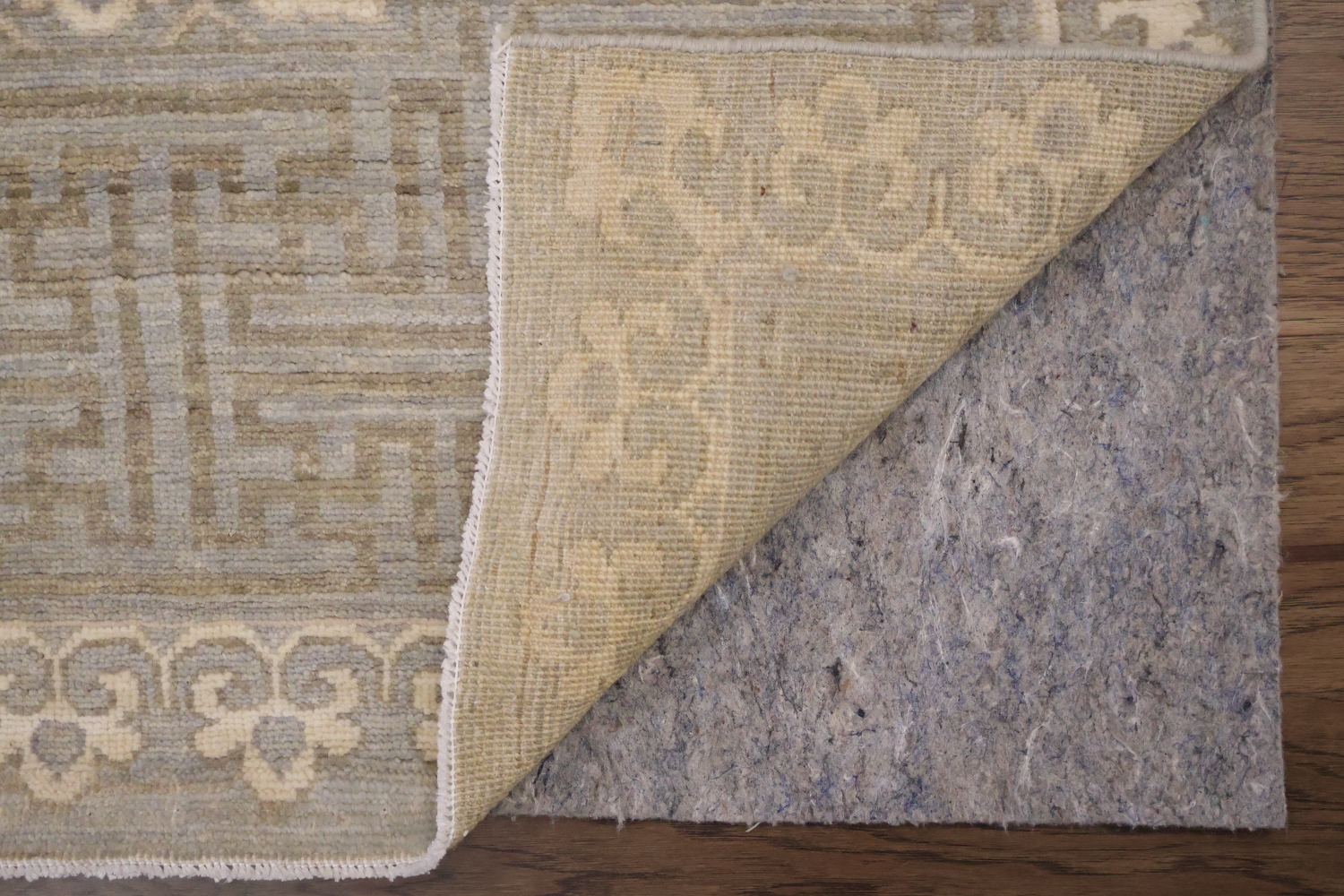 Outstanding Oushak Turkish Geometric Wool Area Rug 8x10