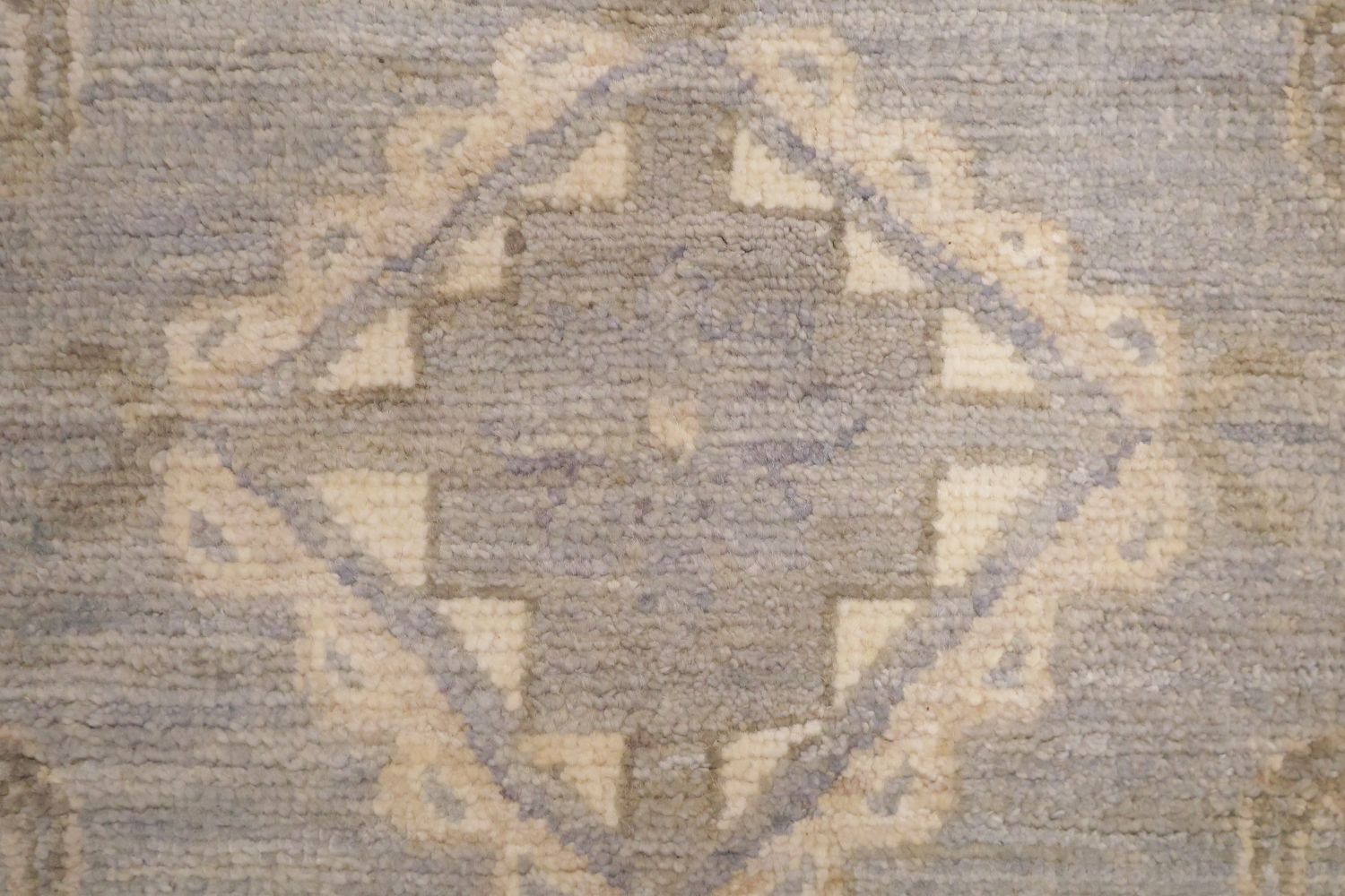 Outstanding Oushak Turkish Geometric Wool Area Rug 8x10