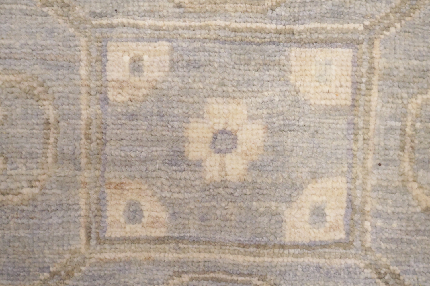 Outstanding Oushak Turkish Geometric Wool Area Rug 8x10