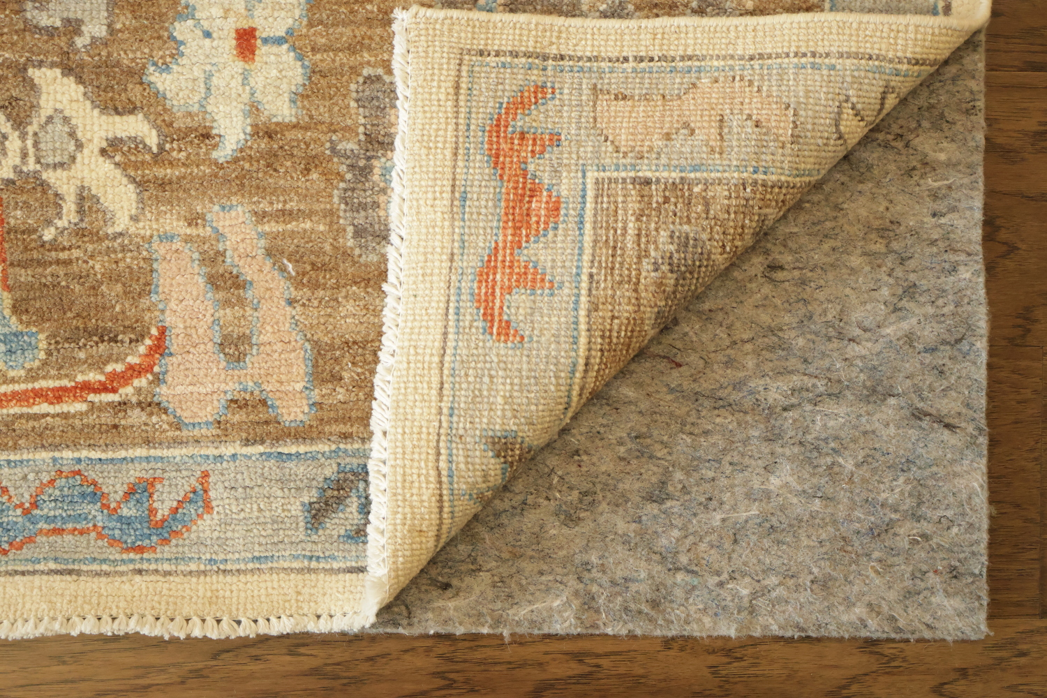 Ivory Wool Oushak Turkish Geometric Area Rug 9x12
