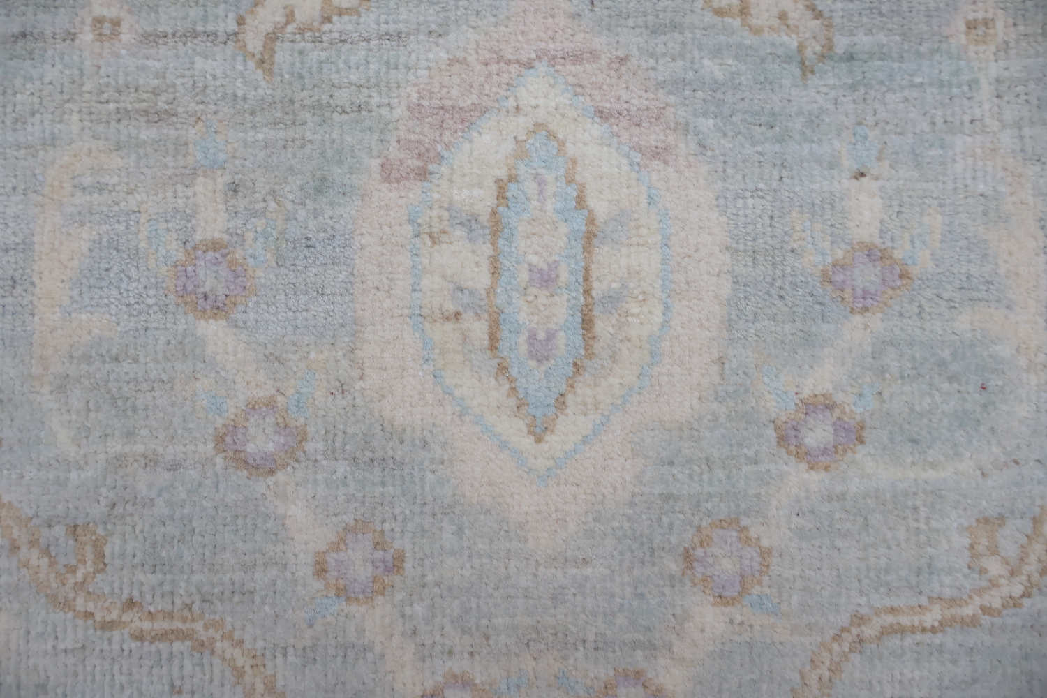 Oushak Turkish Runner Wool Rug 2x6