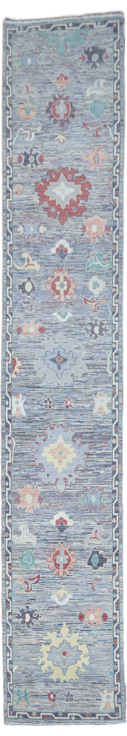 Over Size Outstanding Wool Kazak Oriental Runner Rug 3x15