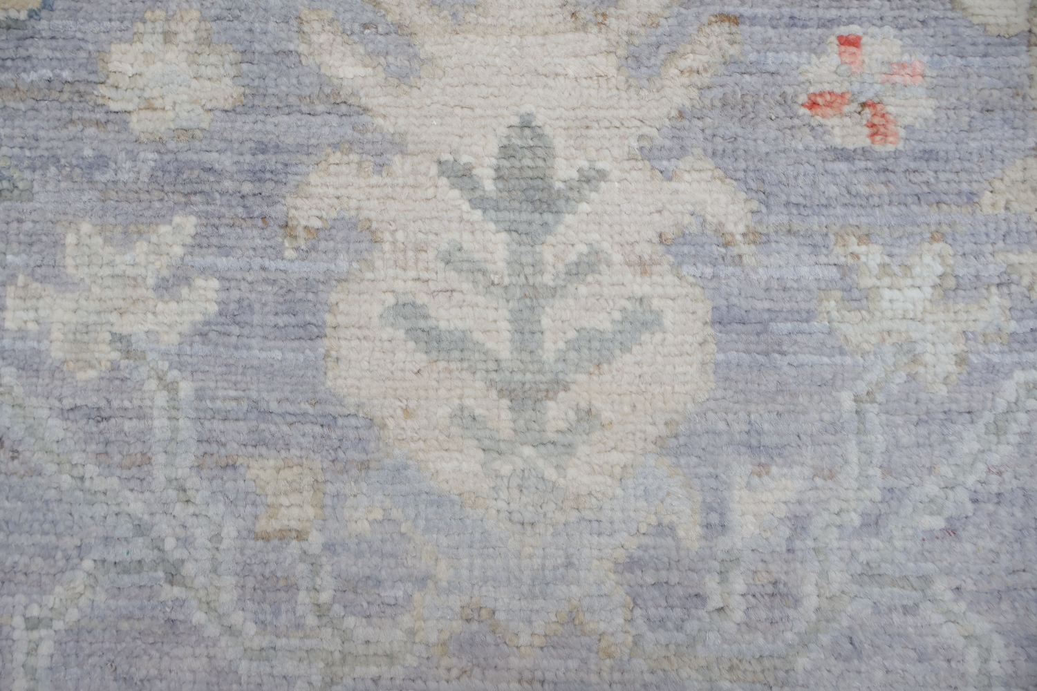 Stunning Muted Vegetable Dye Wool Oushak Turkish Runner Rug 3x12