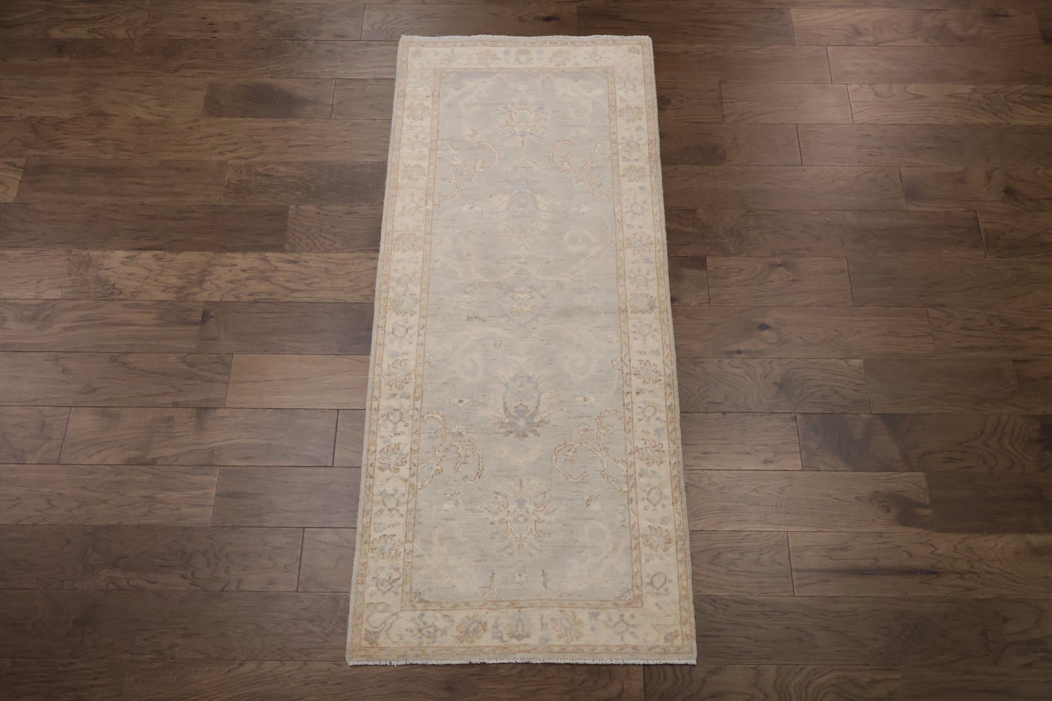 Mute Top Quality Wool Oushak Turkish Runner Rug 3x7