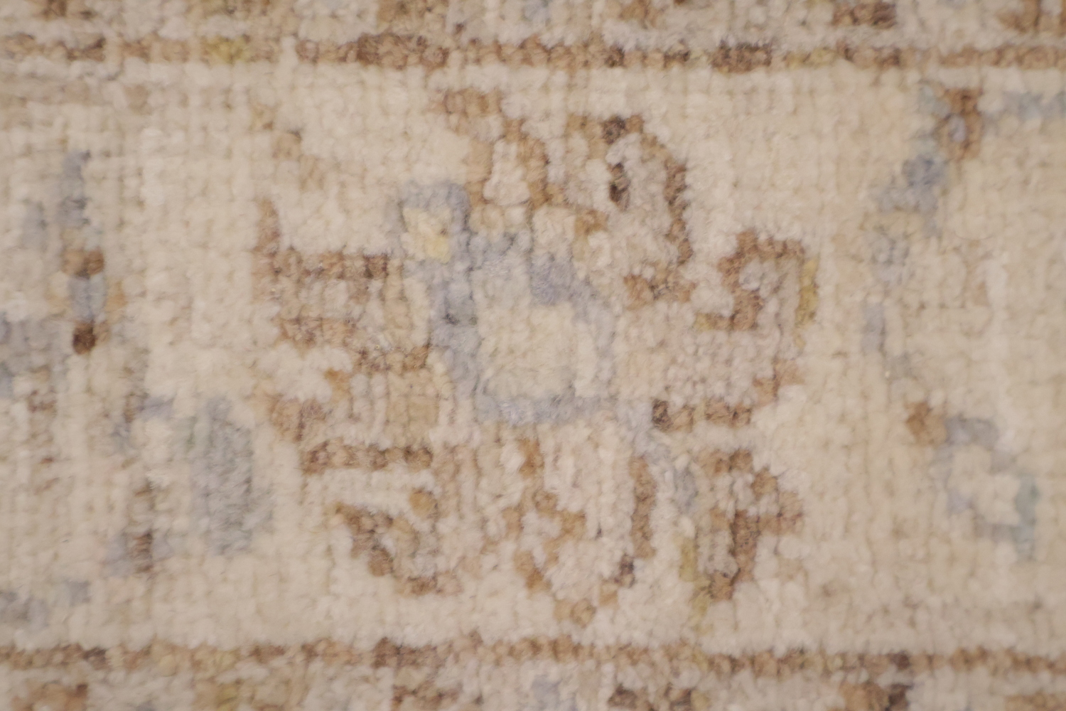Mute Top Quality Wool Oushak Turkish Runner Rug 3x7