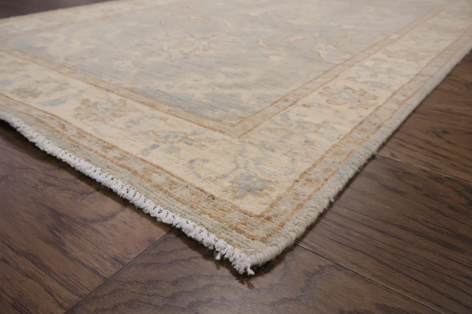 Mute Top Quality Wool Oushak Turkish Runner Rug 3x7