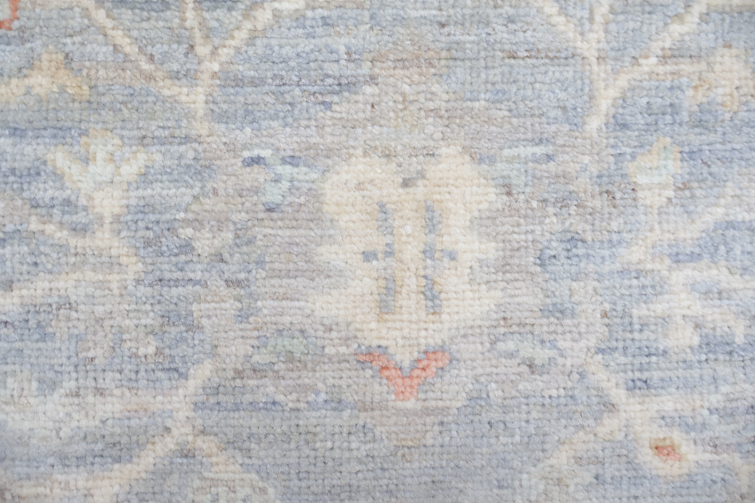 Stunning Wool Oushak Turkish Runner Rug 3x10
