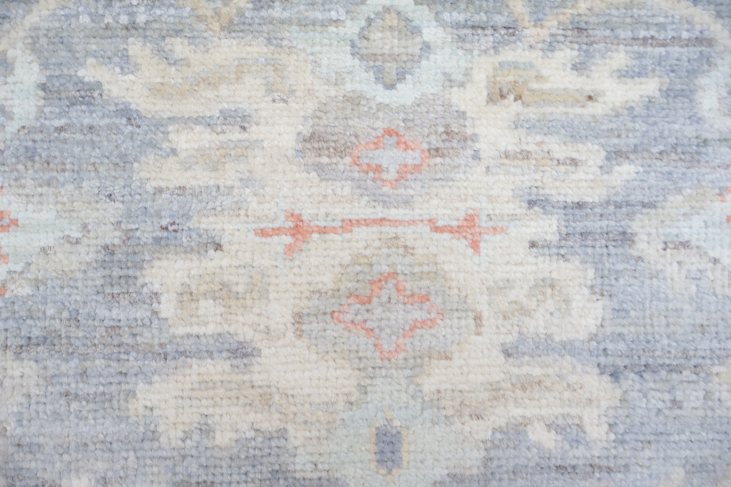 Stunning Wool Oushak Turkish Runner Rug 3x10