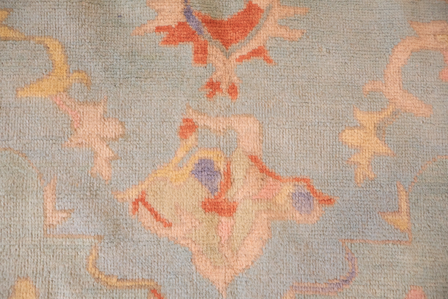OUTSTANDING! Muted Green Oriental Wool Oushak Turkish Large Rug 10x14