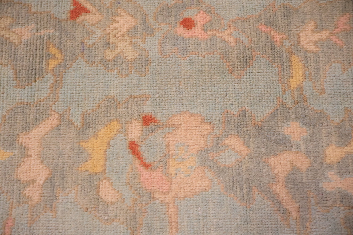 OUTSTANDING! Muted Green Oriental Wool Oushak Turkish Large Rug 10x14