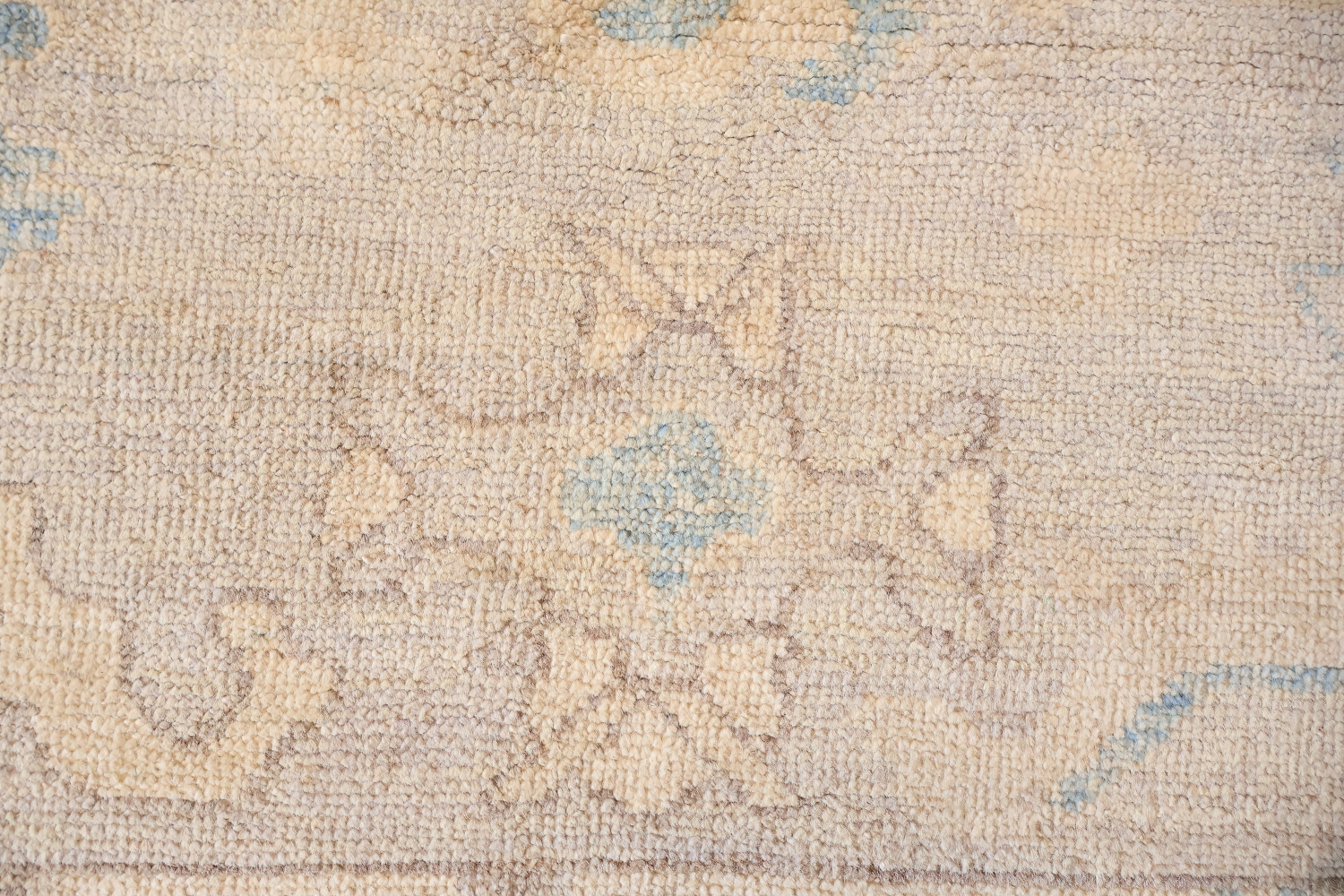 Decorative Muted Oushak Turkish Large Oriental Wool Rug 10x14