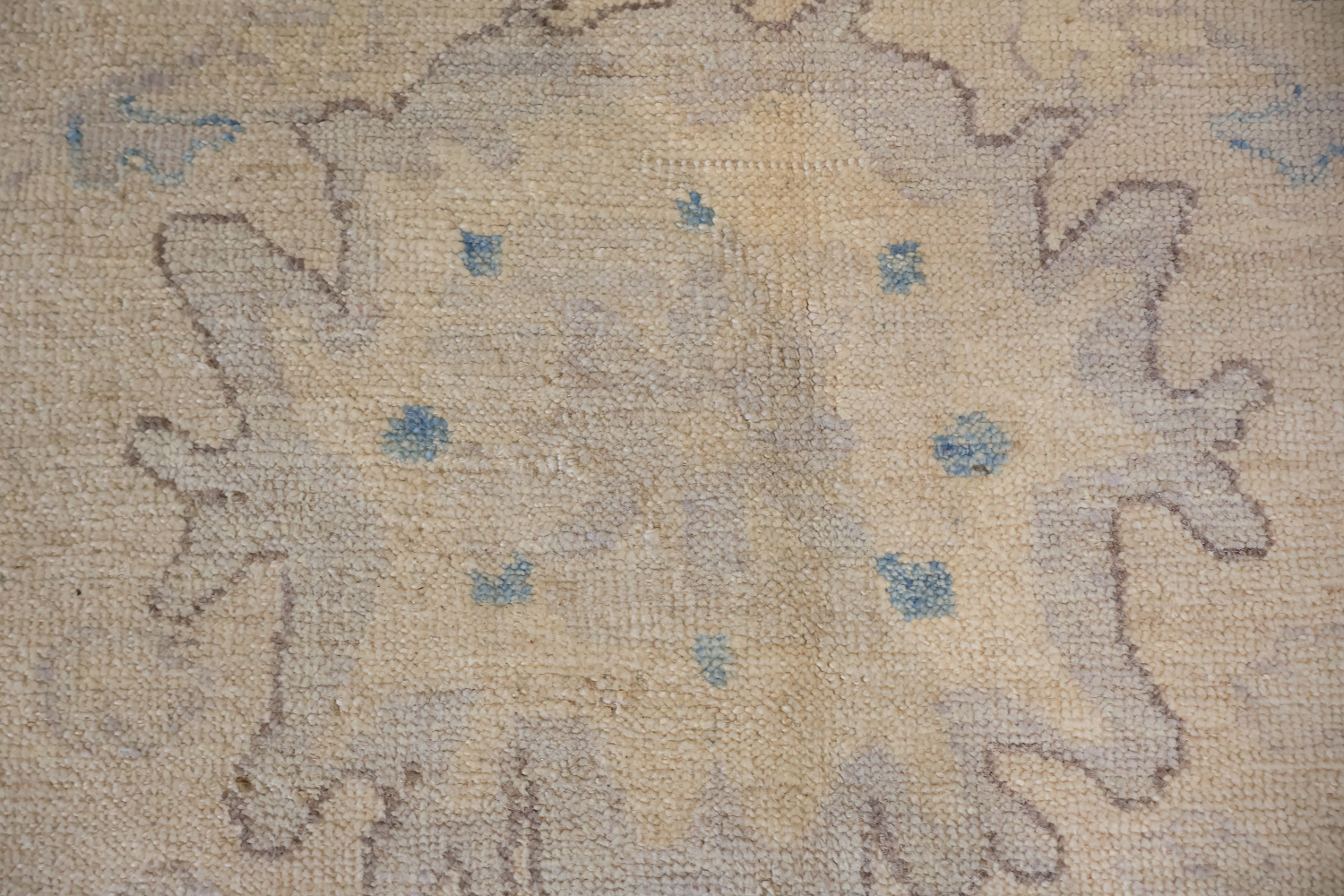 Decorative Muted Oushak Turkish Large Oriental Wool Rug 10x14