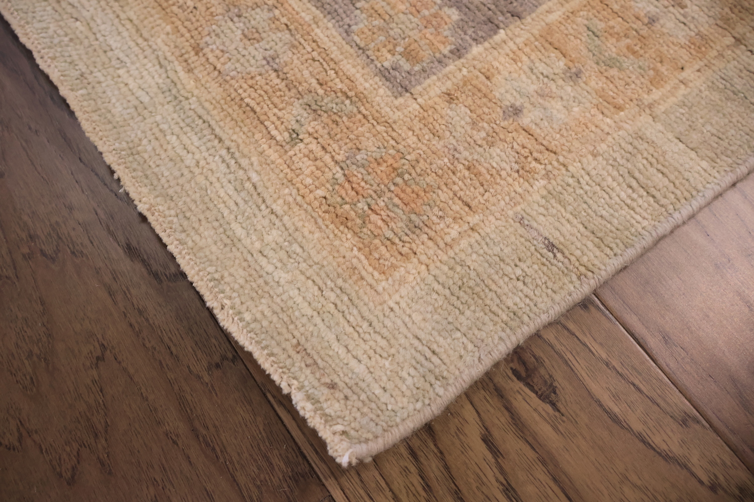 Stunning Muted Grey Oushak Turkish Area Wool Rug 9x12
