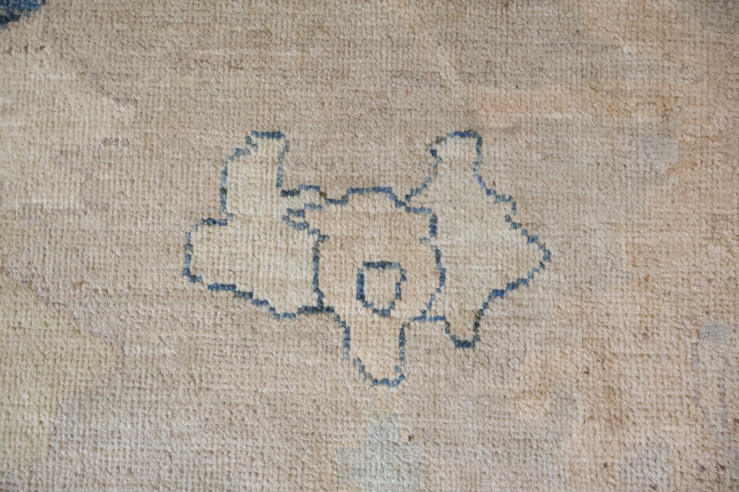 Decorative Muted Wool Oushak Turkish Area Rug 9x12