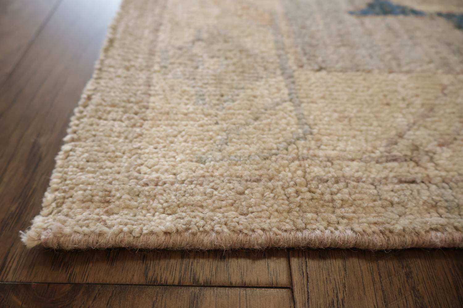 Decorative Muted Wool Oushak Turkish Area Rug 9x12