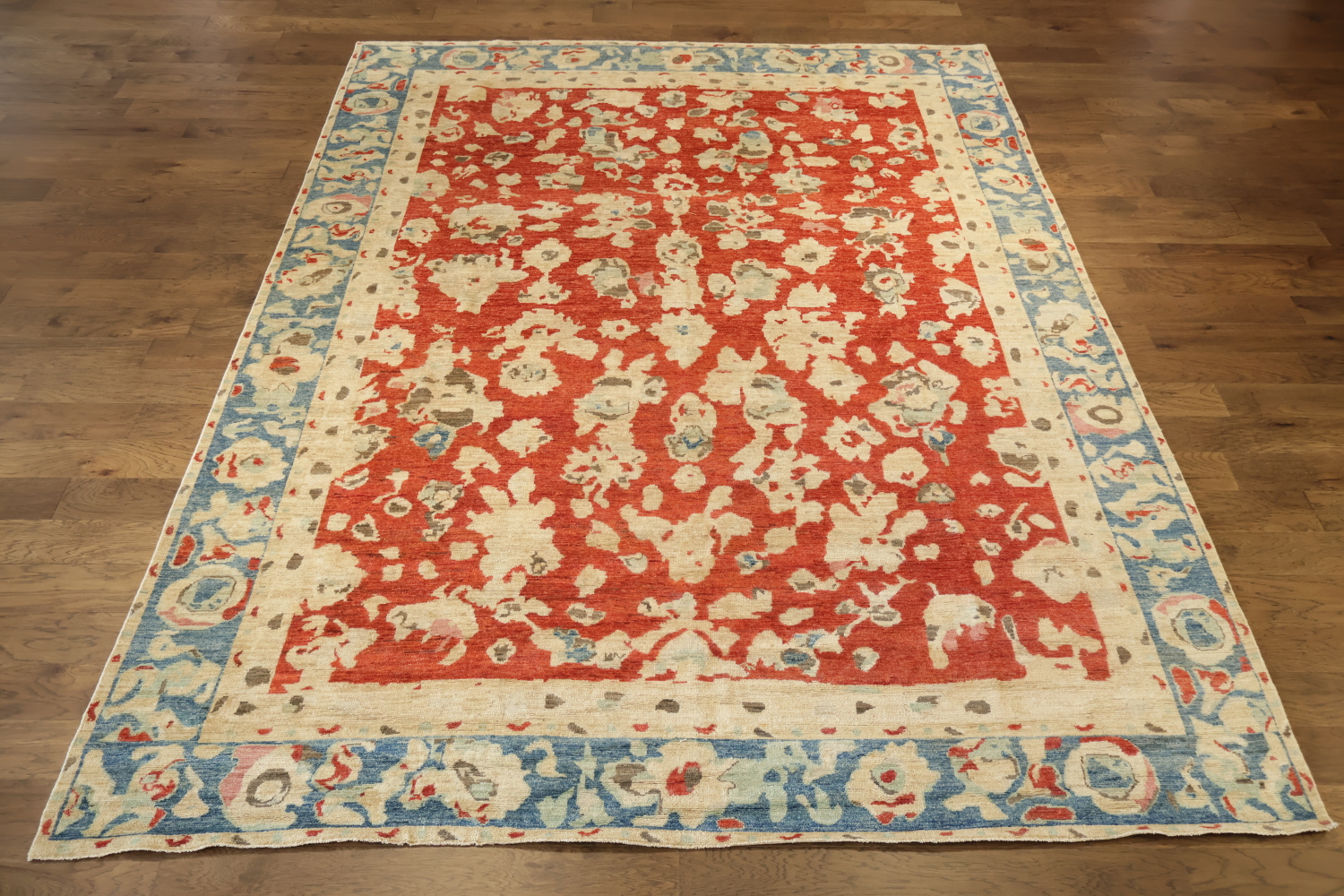 Outstanding! ALL All Over Oushak Turkish Large Floral Wool Rug 10x14