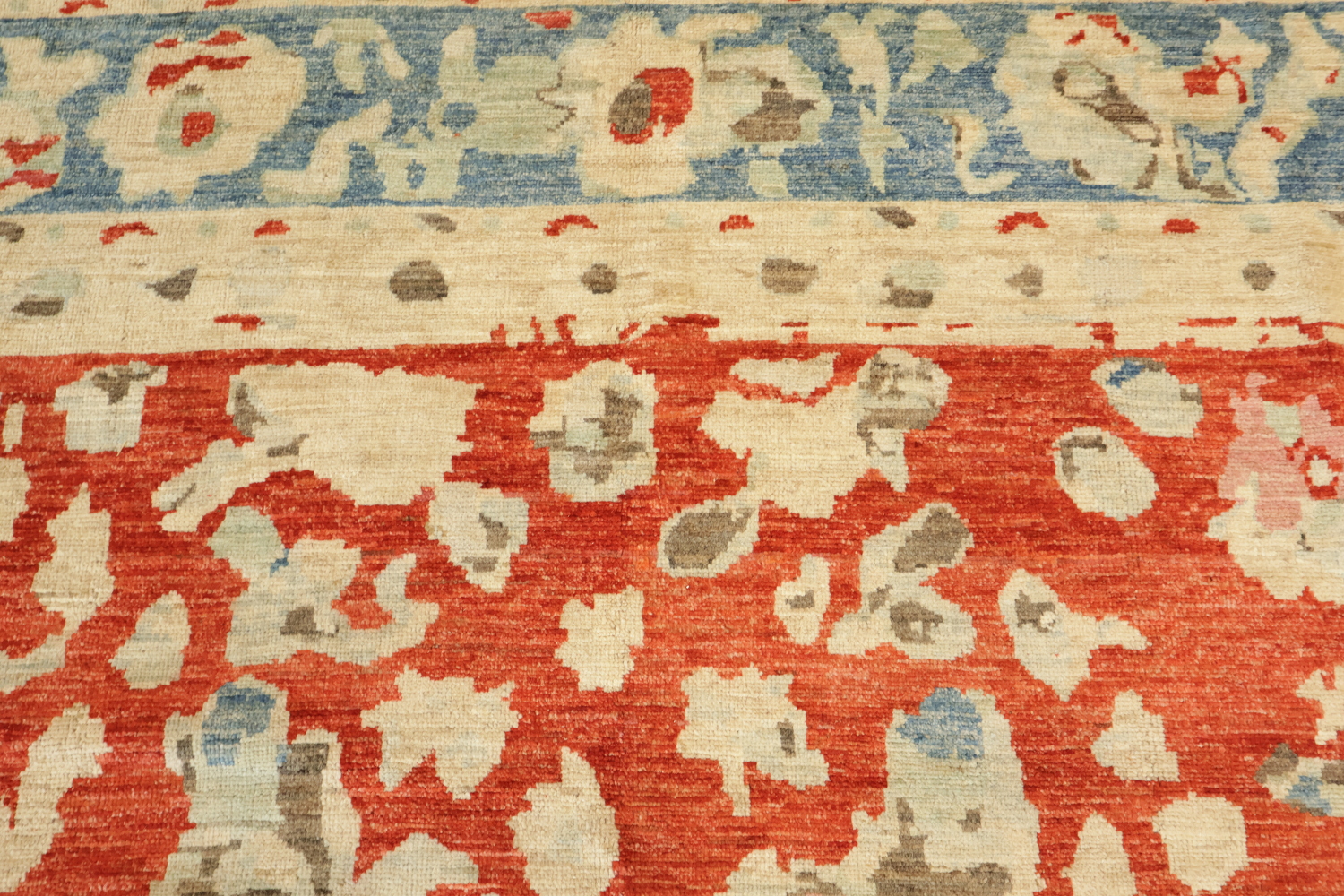 Outstanding! ALL All Over Oushak Turkish Large Floral Wool Rug 10x14