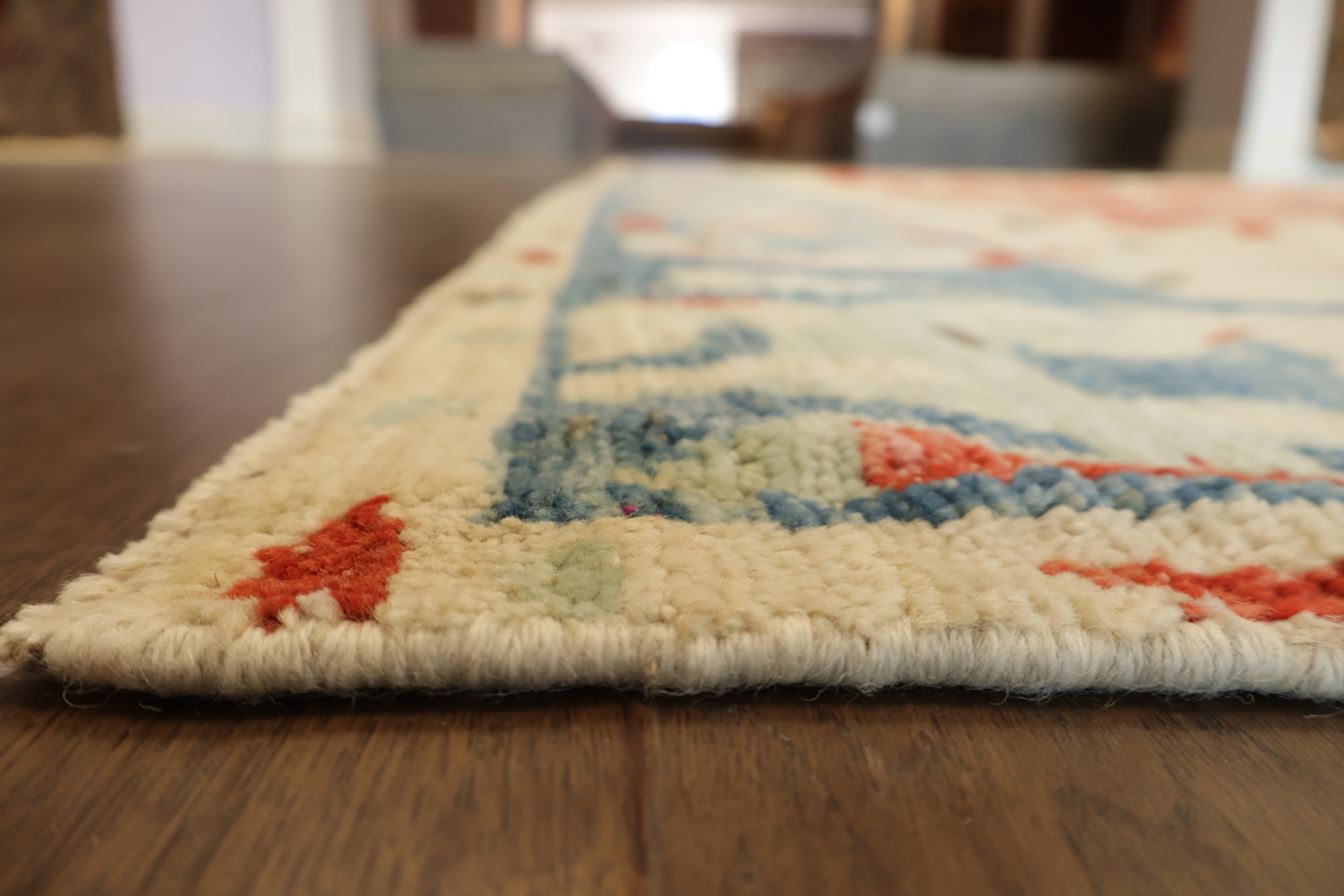 Outstanding! ALL All Over Oushak Turkish Large Floral Wool Rug 10x14