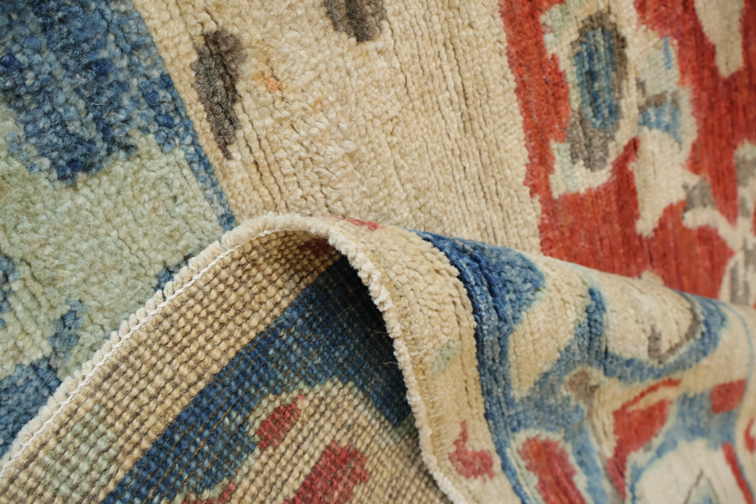 Outstanding! ALL All Over Oushak Turkish Large Floral Wool Rug 10x14