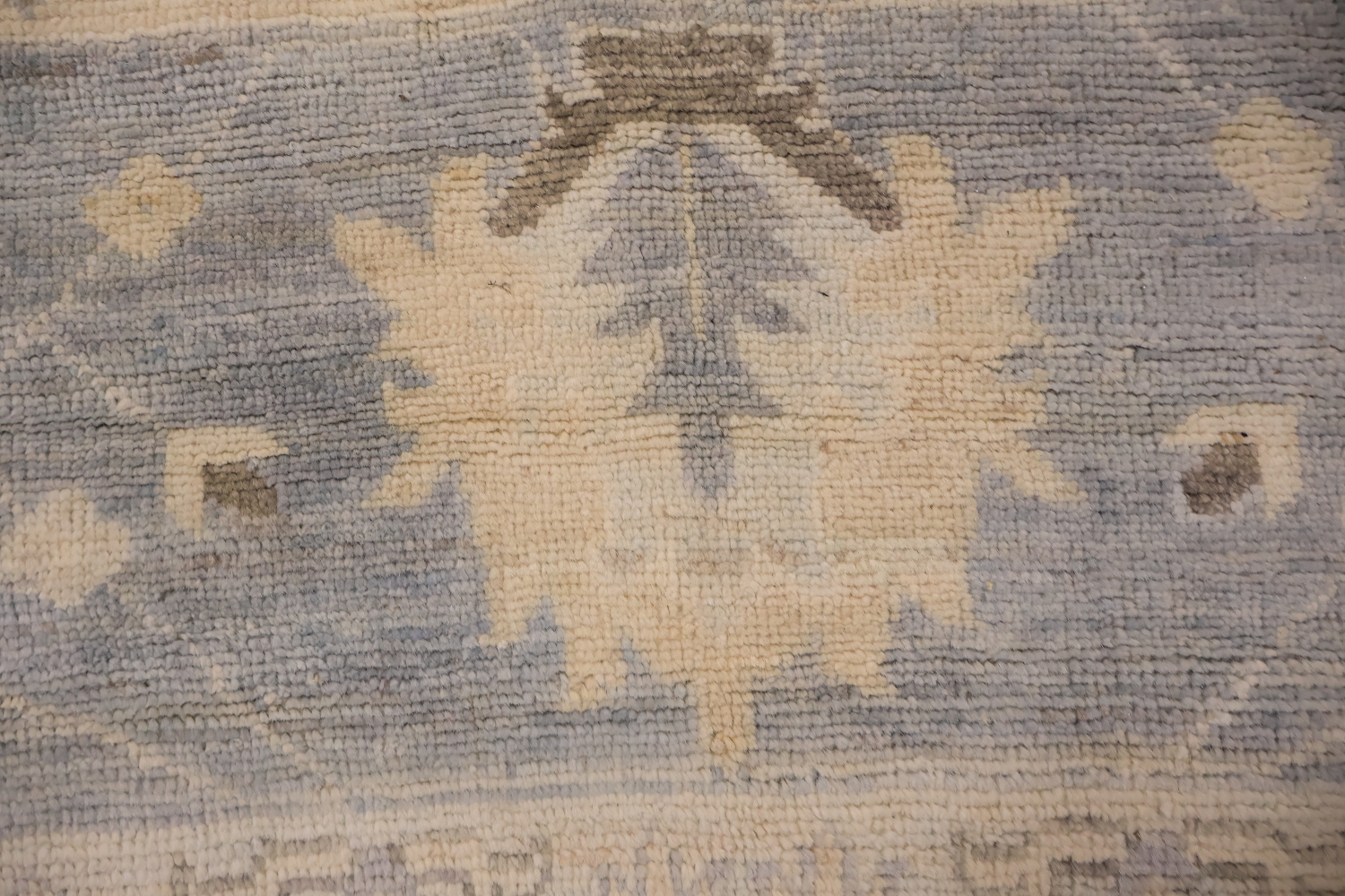 Vegetable Dye All Over Oriental Oushak Turkish Large Wool Rug 10x14