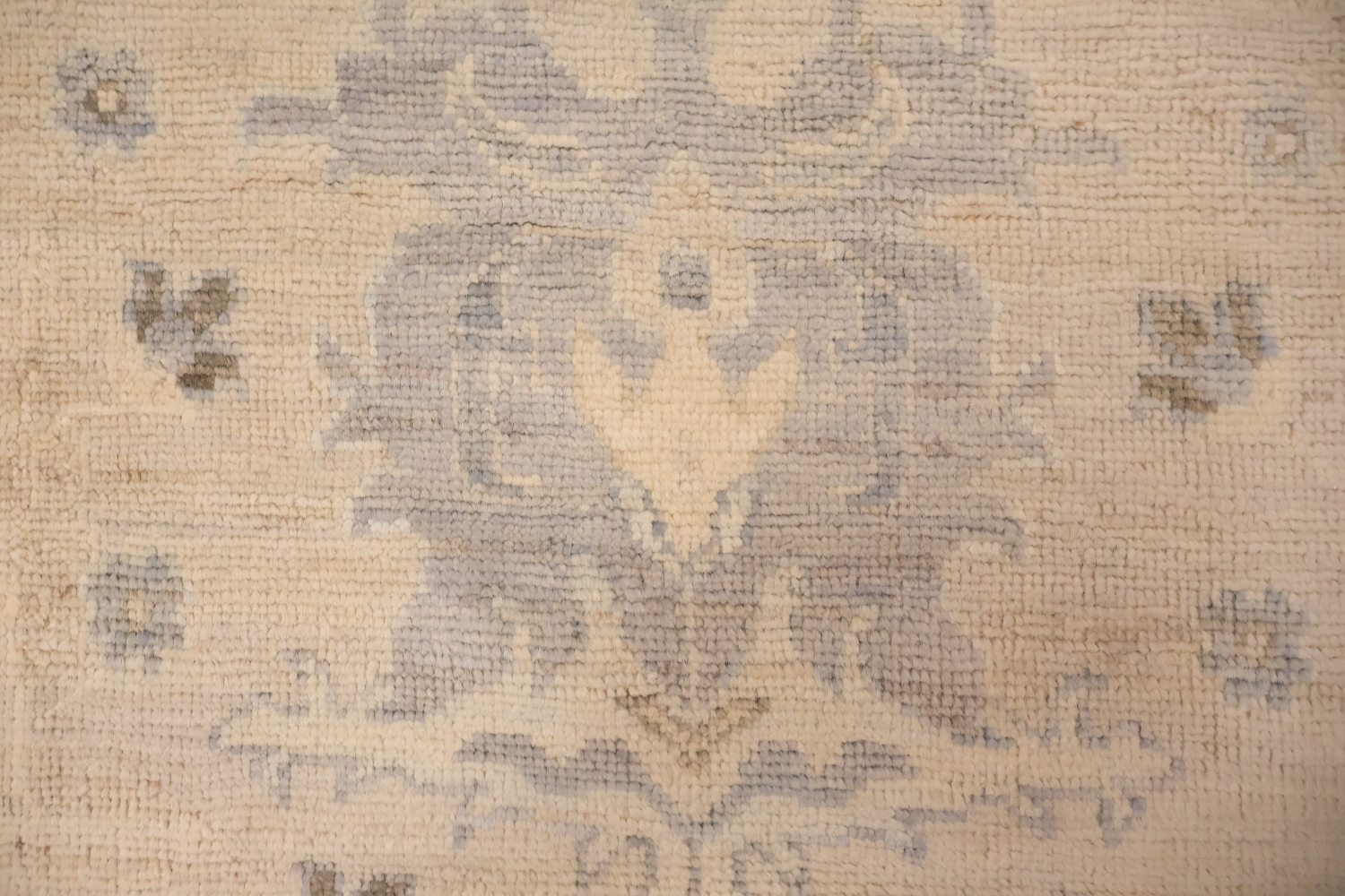 Vegetable Dye All Over Oriental Oushak Turkish Large Wool Rug 10x14