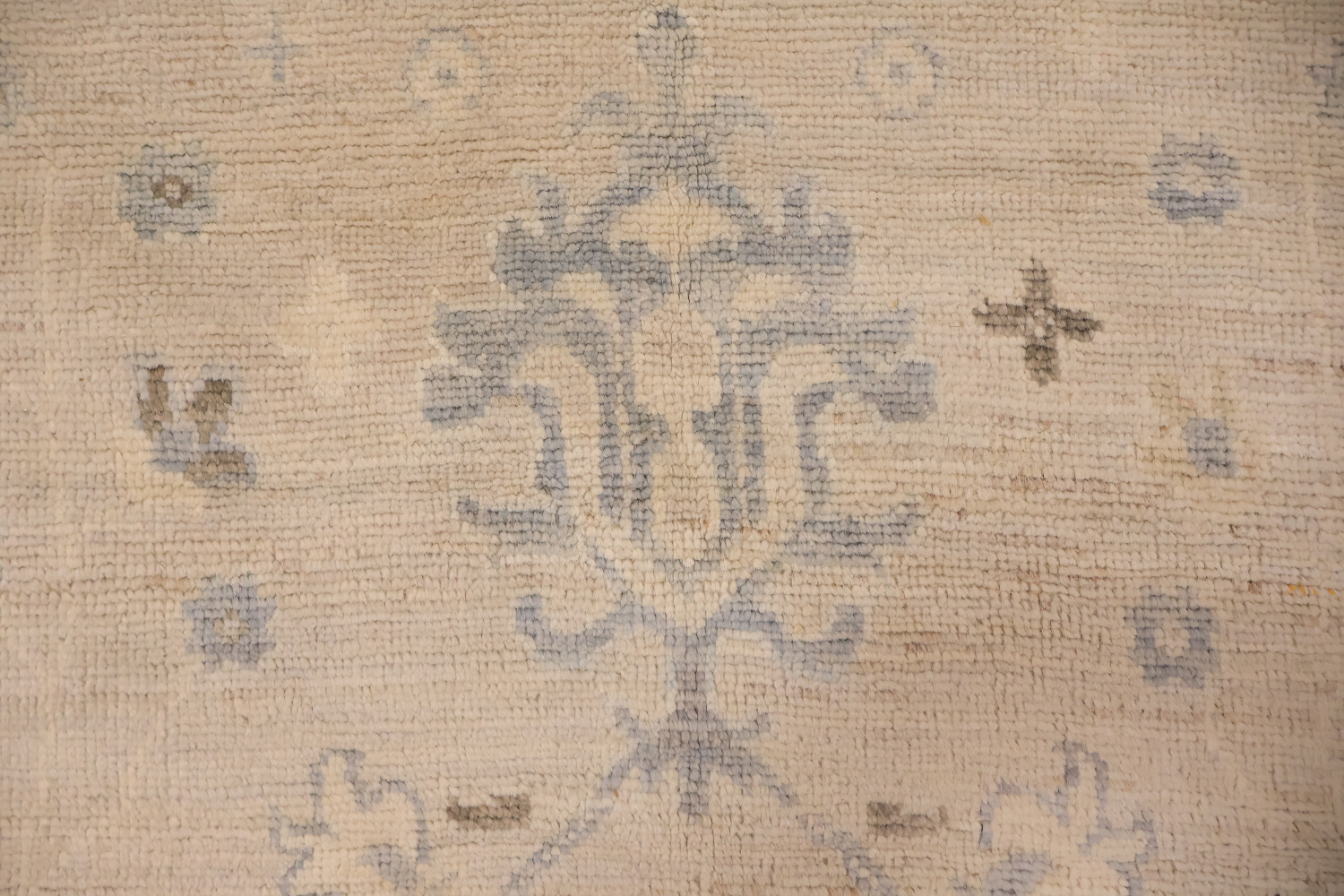 Vegetable Dye All Over Oriental Oushak Turkish Large Wool Rug 10x14