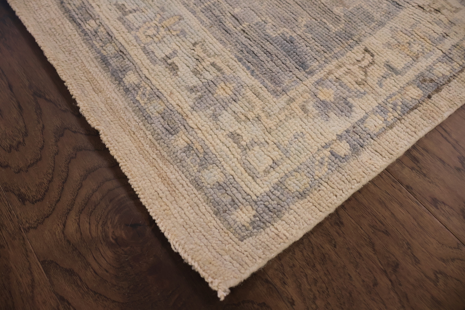 Vegetable Dye All Over Oriental Oushak Turkish Large Wool Rug 10x14