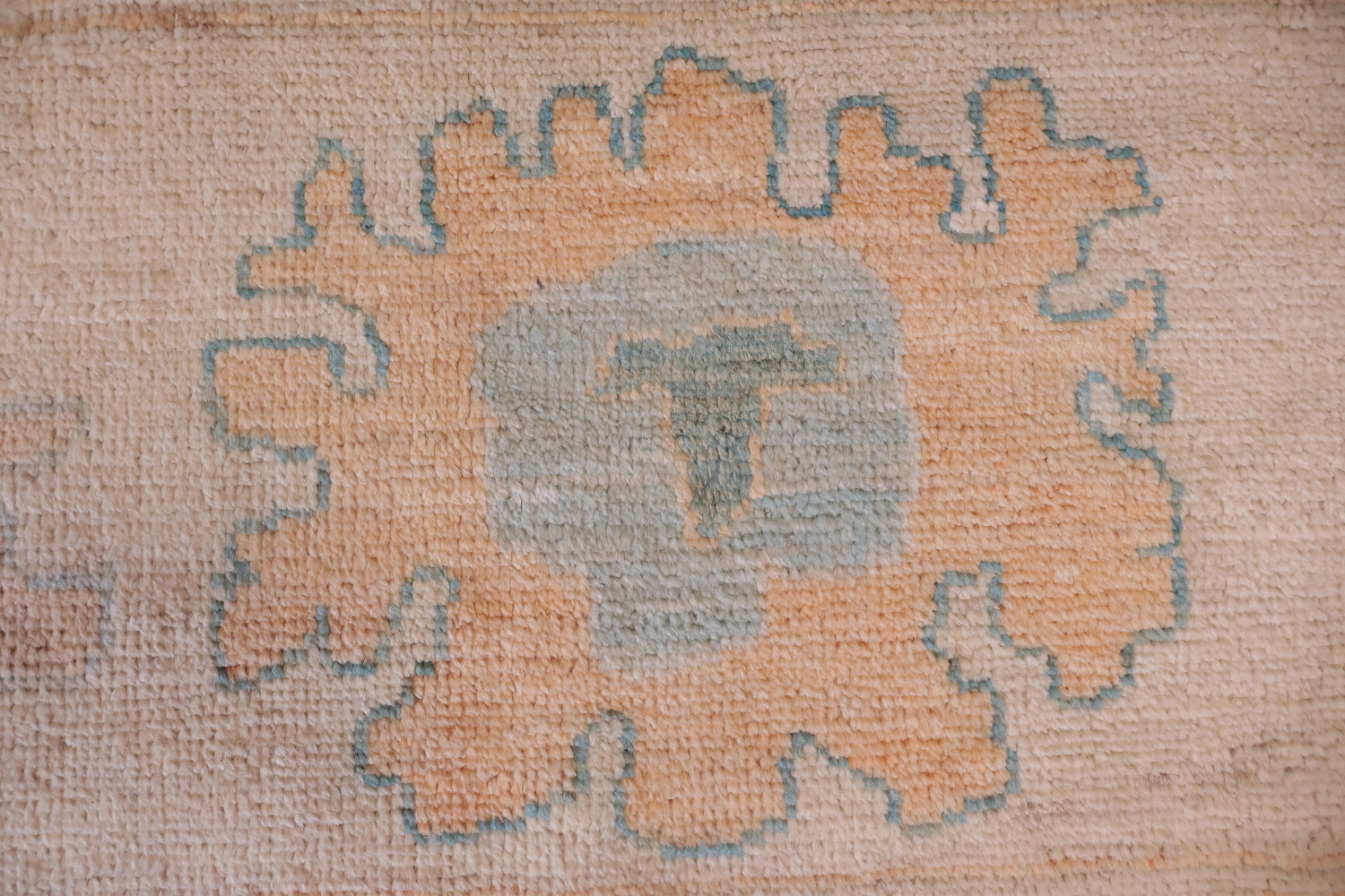 Palace Size Vegetable Dye Wool Oushak Turkish Large Rug 12x15
