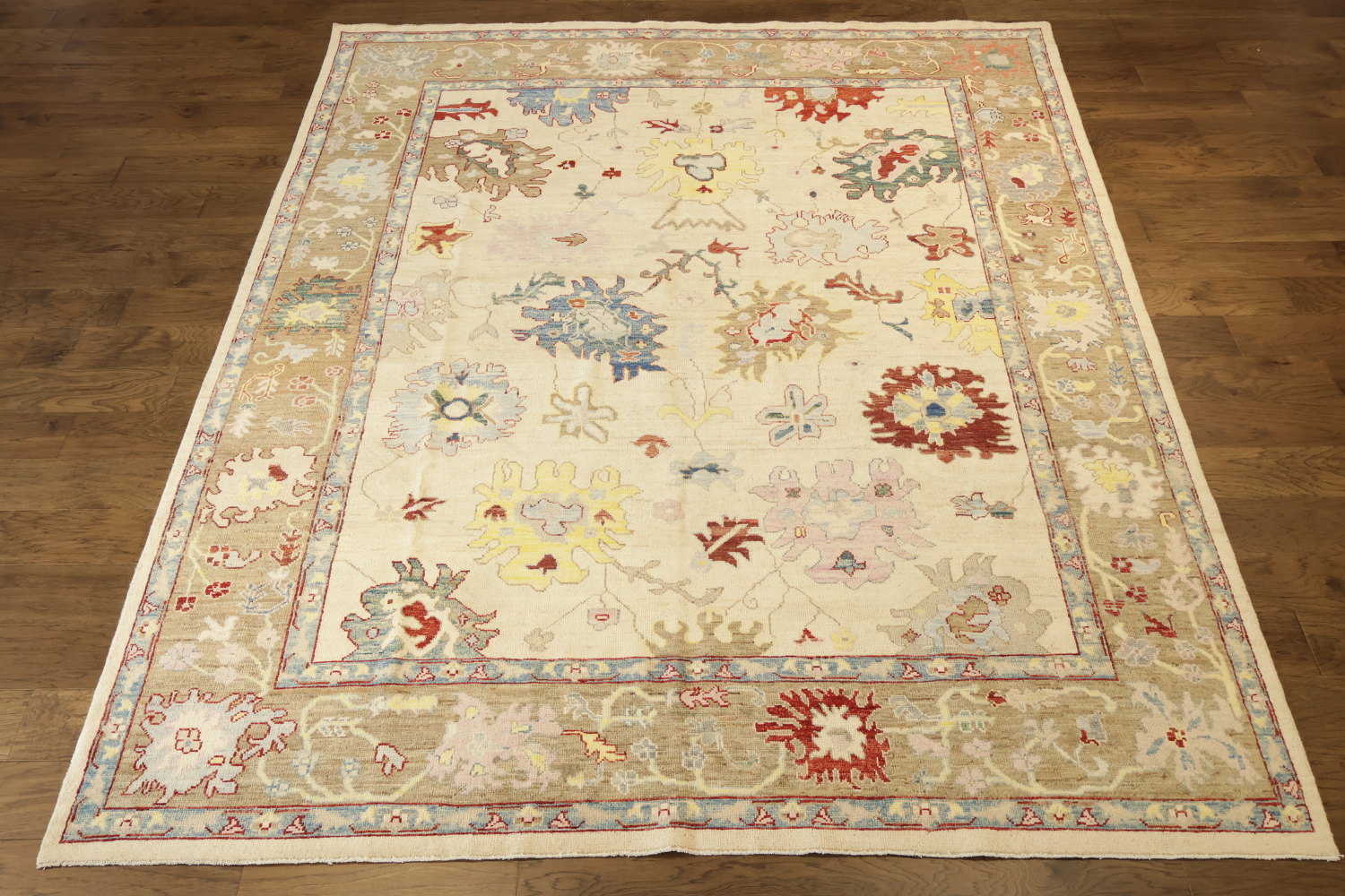 Vegetables Dye Wool Oushak Oriental Turkish Area Rug 8x10
