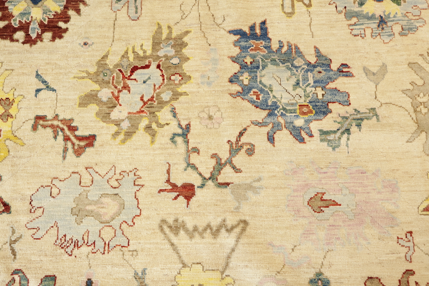 Vegetables Dye Wool Oushak Oriental Turkish Area Rug 8x10