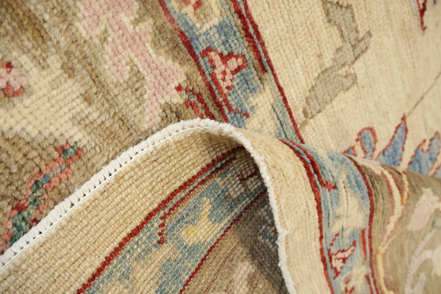 Vegetables Dye Wool Oushak Oriental Turkish Area Rug 8x10