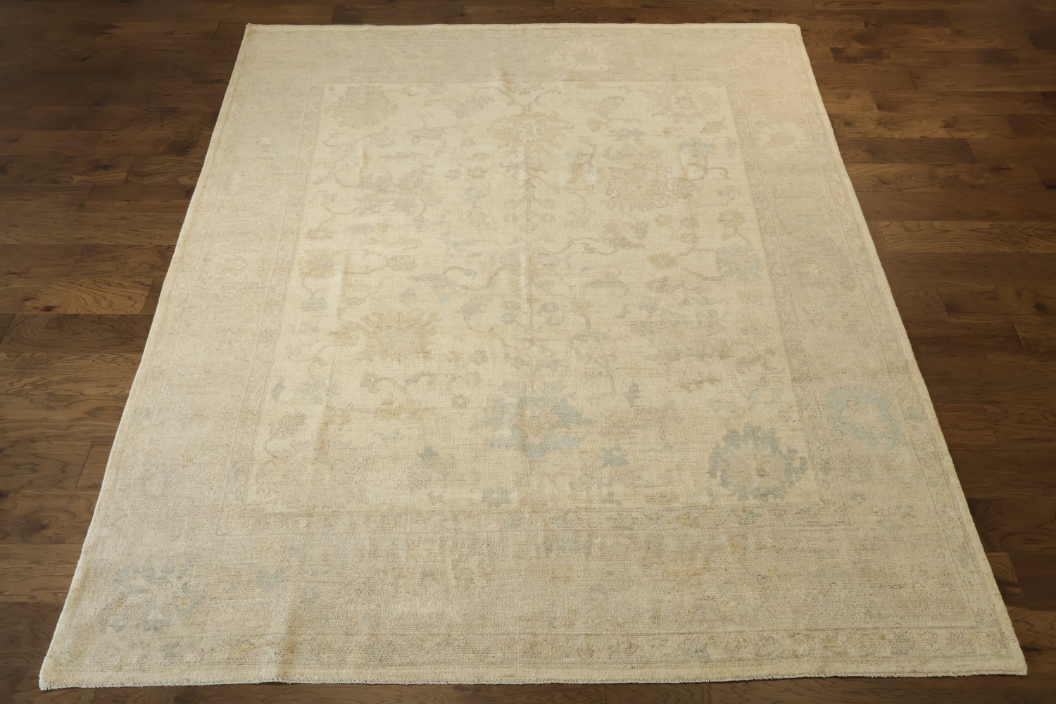 All Over Muted Floral Oushak Oriental Turkish Area Rug 8x10