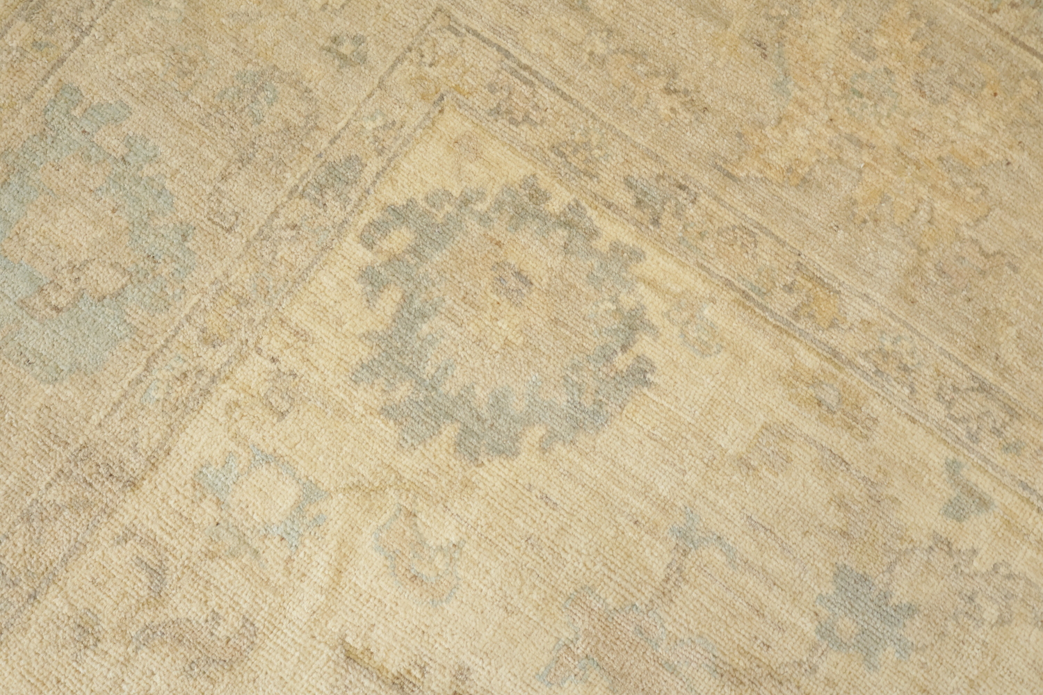 All Over Muted Floral Oushak Oriental Turkish Area Rug 8x10