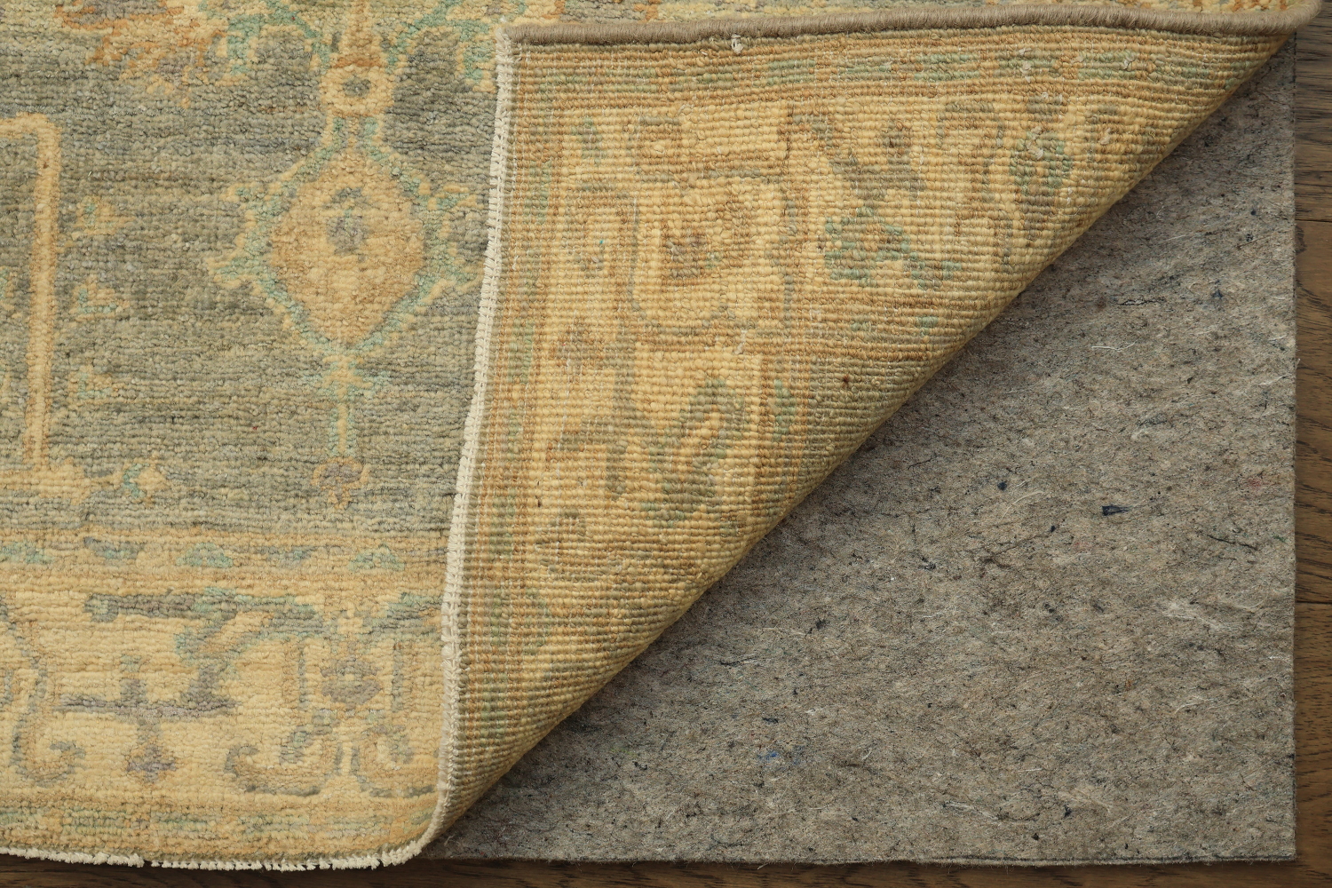 Top Quality Wool Grey Oriental Oushak Turkish Rug 3x6