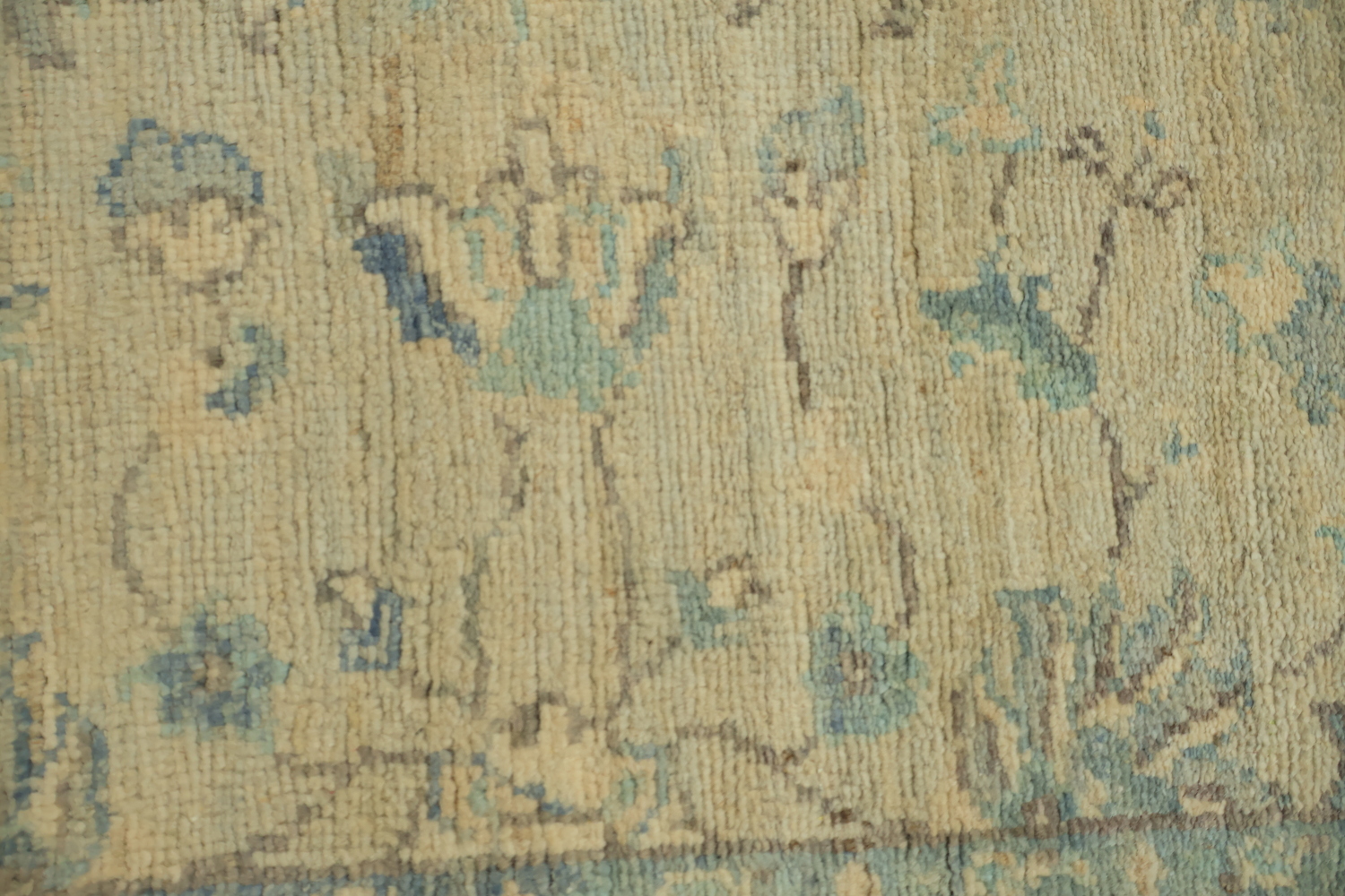 Outstanding! All Over Floral Oriental Wool Oushak Turkish Runner Rug 3x10