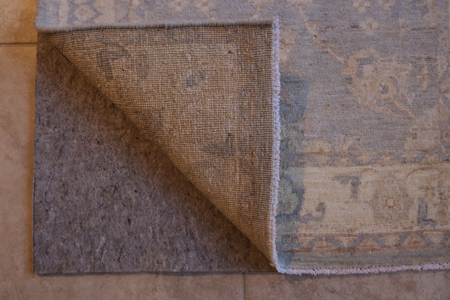All Over Muted Grey Oriental Oushak Turkish Runner Wool Rug 3x8
