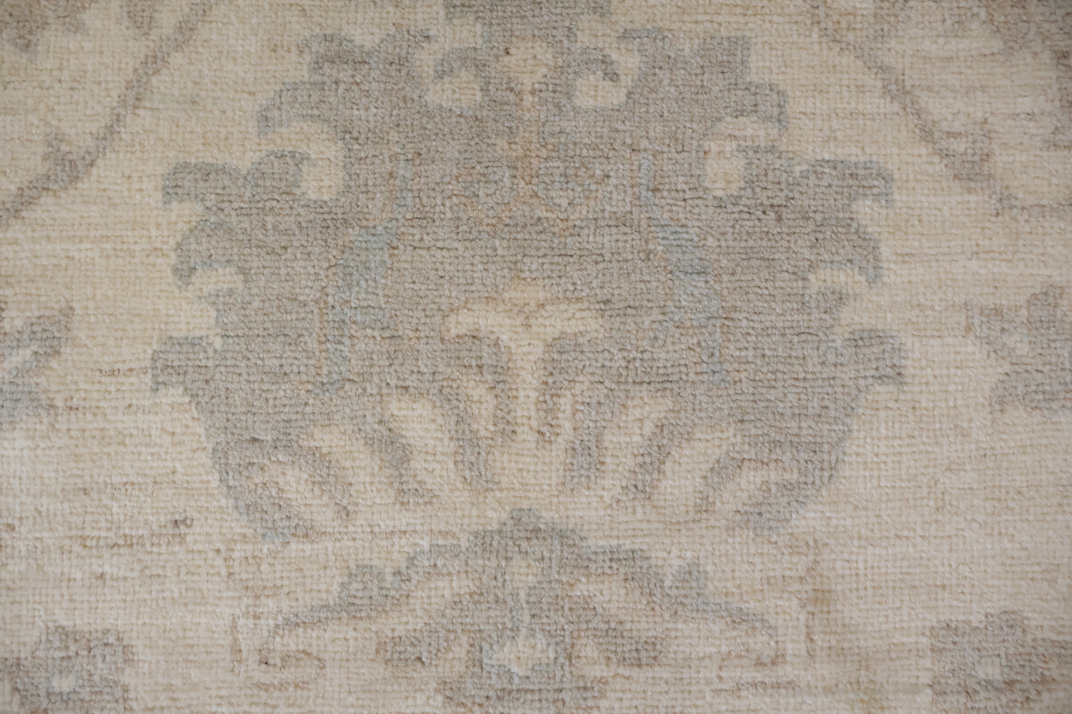 Muted All Over Floral Oushak Turkish Oriental Wool Round Rug 8x8
