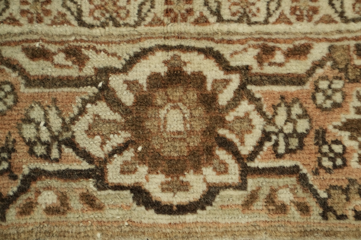 Pre-1900 Antique Beige Tabriz Haj-Jalili Persian Rug 4'x6'