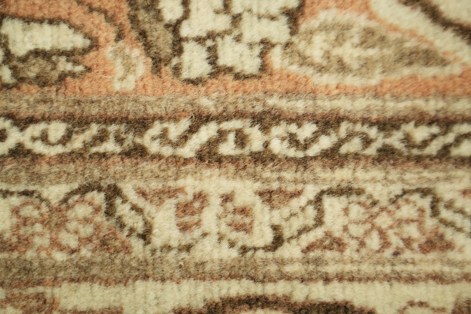 Pre-1900 Antique Beige Tabriz Haj-Jalili Persian Rug 4'x6'