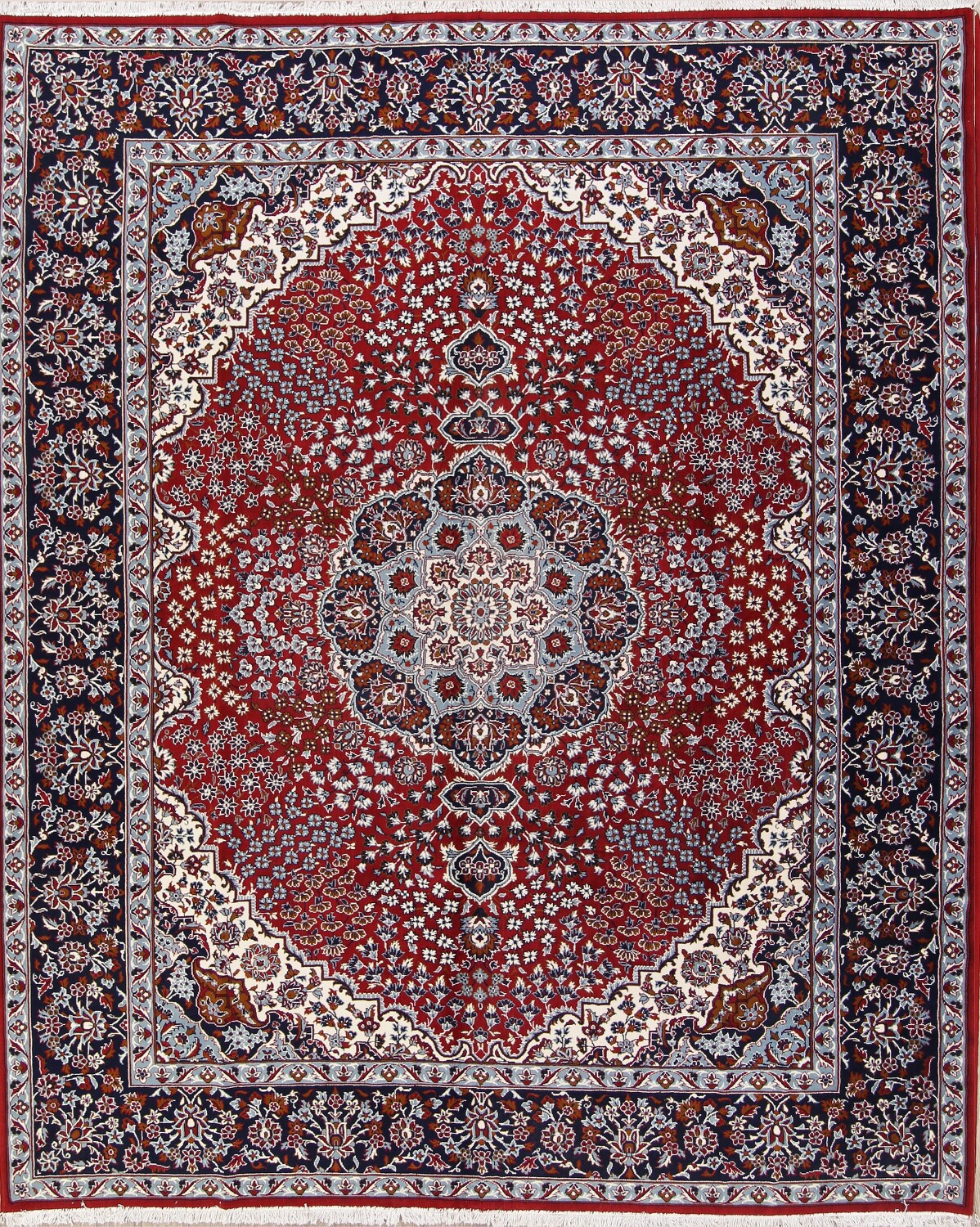 Soft Plush Floral 10x13 Isfahan Persian Area Rug