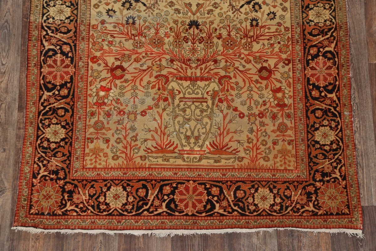4x7 Kashan Mohtashem Persian Area Rug