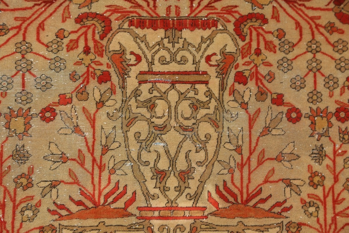 4x7 Kashan Mohtashem Persian Area Rug